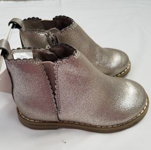 NEW Baby GAP Girls Boots Gold size 7